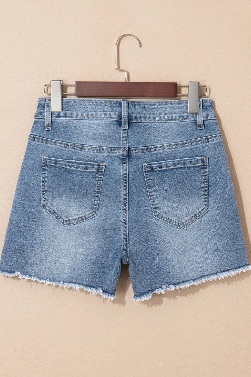 Tidal Treasure Denim Shorts