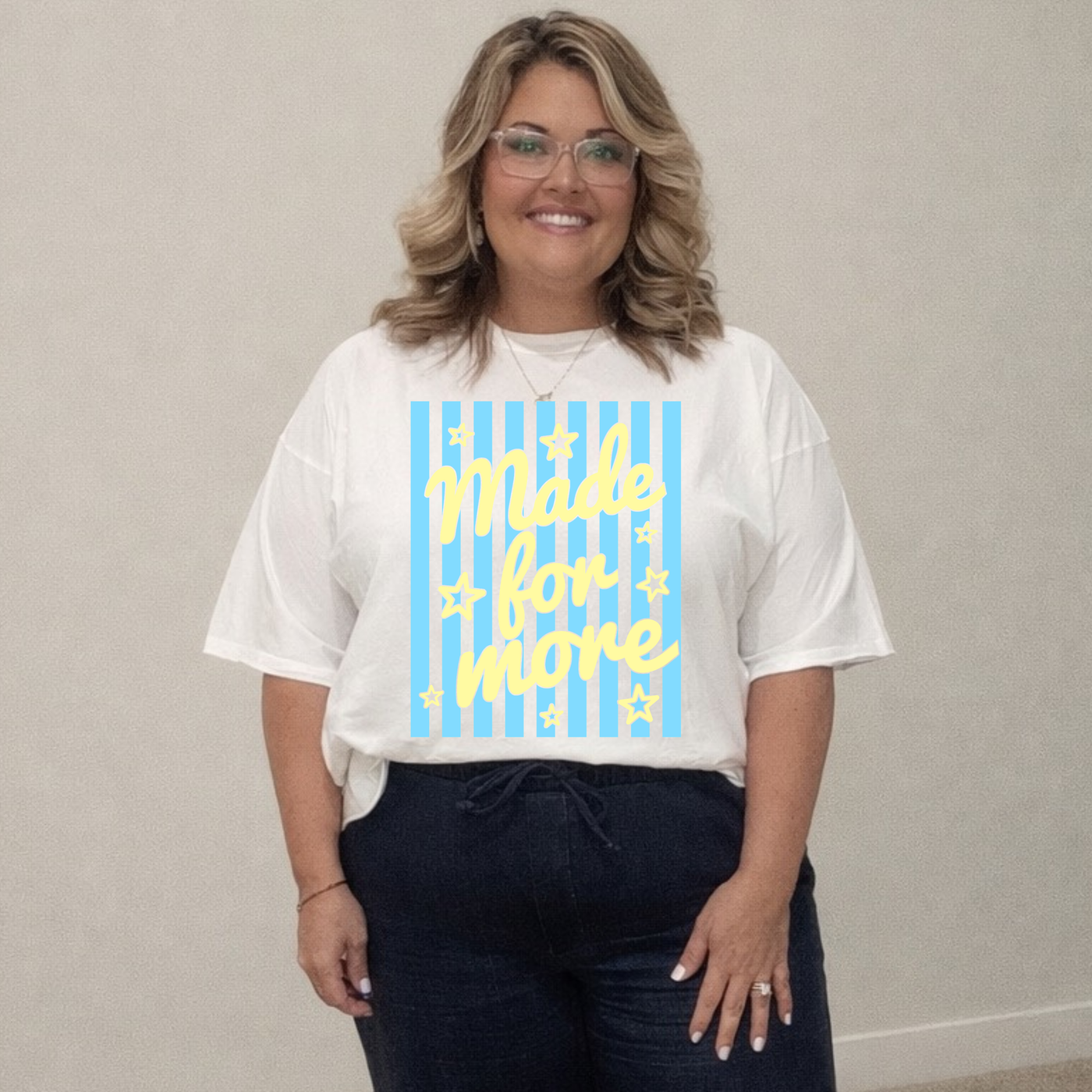 Made for More - White Tee