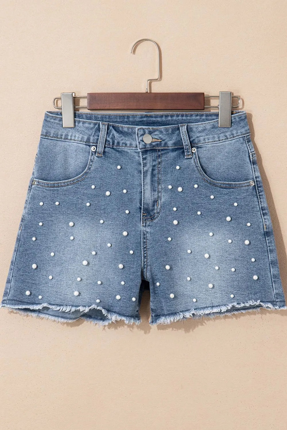 Tidal Treasure Denim Shorts