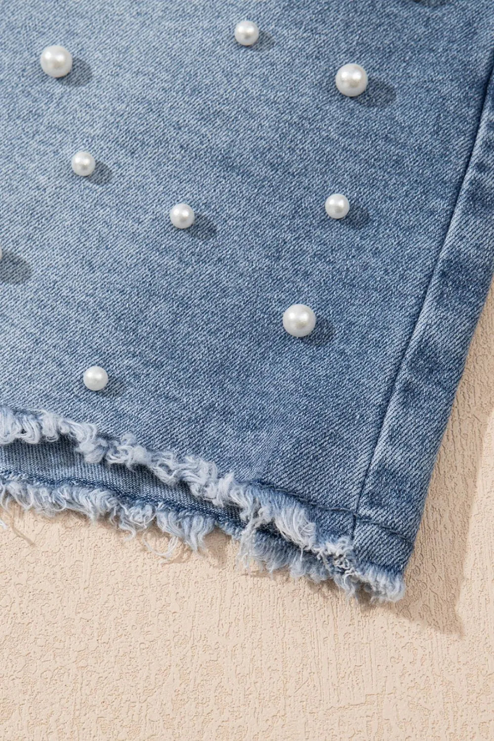 Tidal Treasure Denim Shorts
