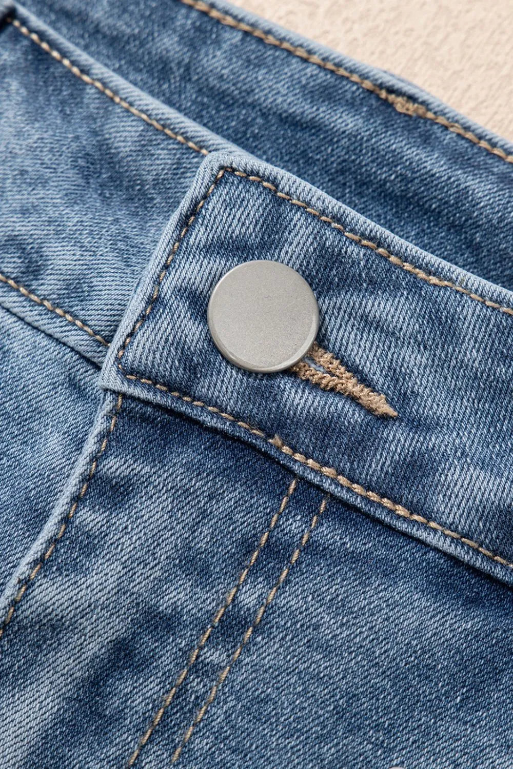 Tidal Treasure Denim Shorts