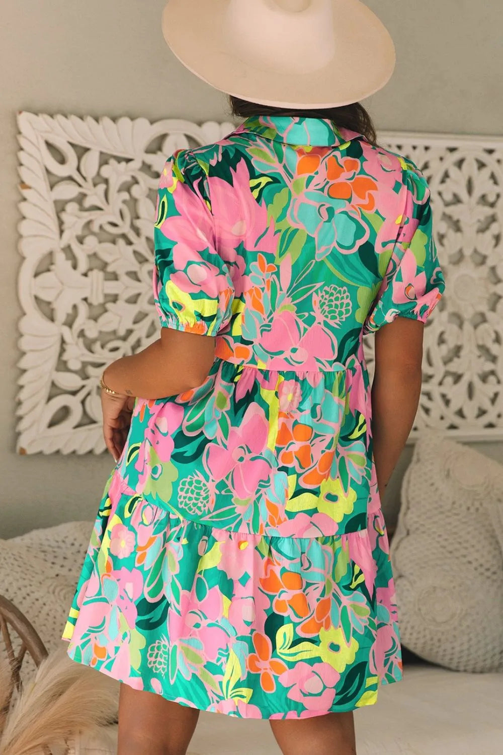 Last Minute Plans Babydoll Dress