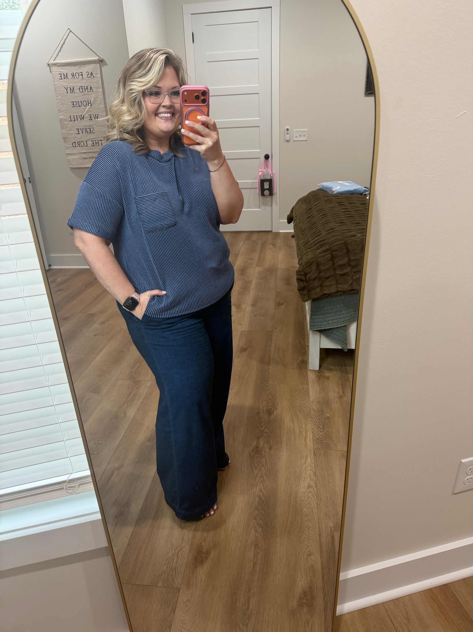 Sweet Pea Front Pocket Top