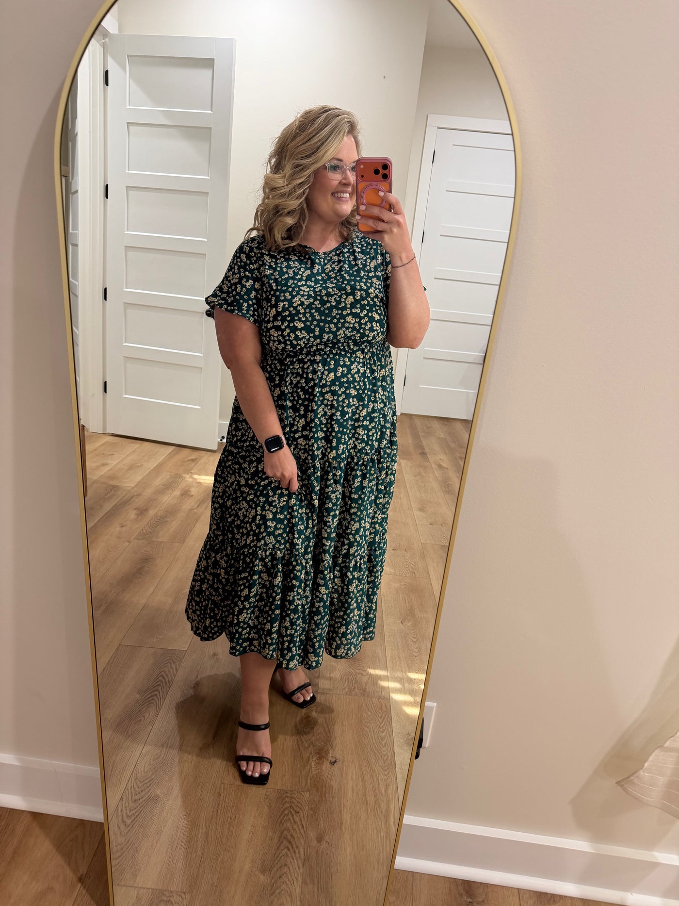 Honey Bloom Midi Dress