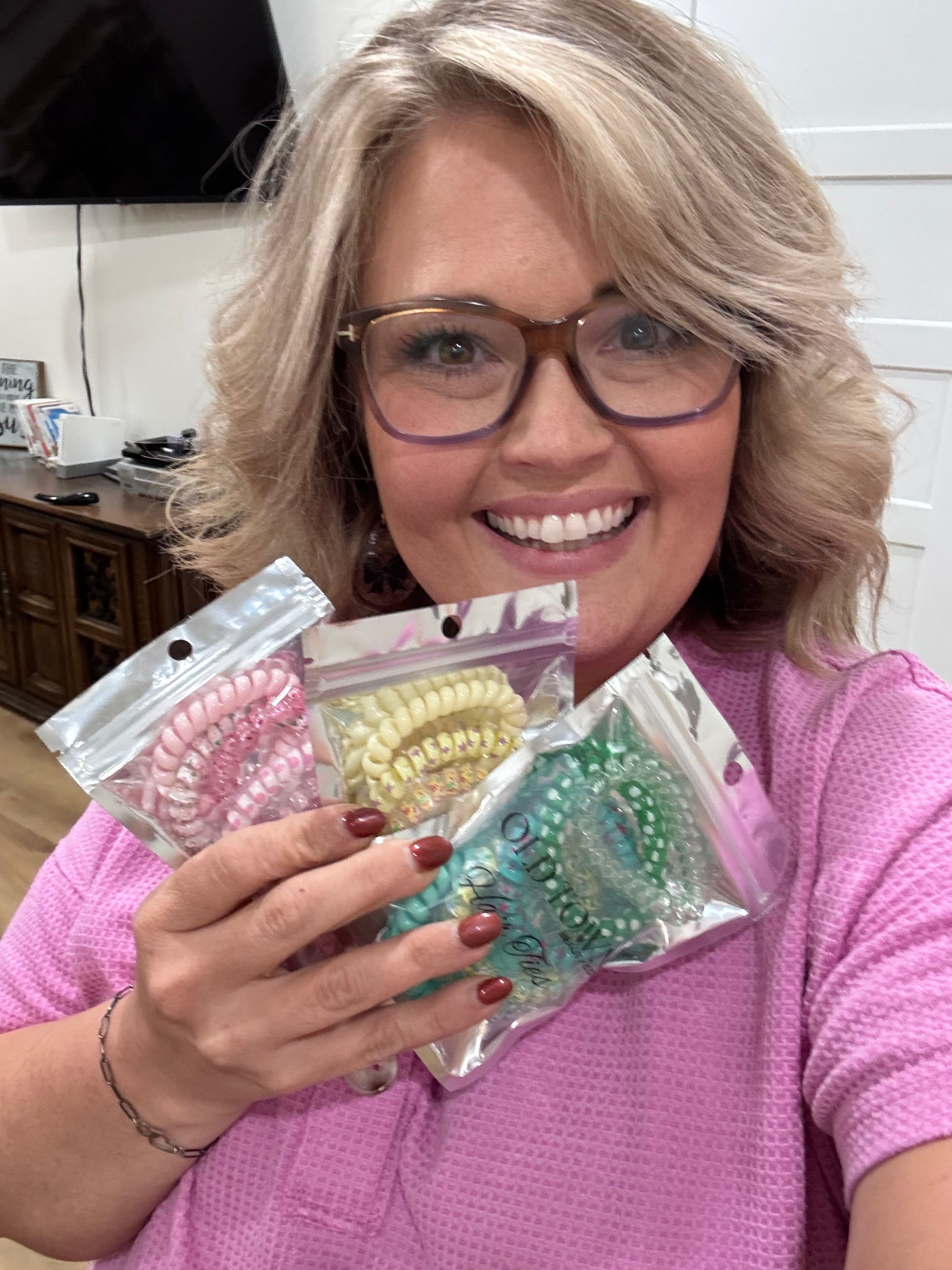 Telephone Cord Hair Ties