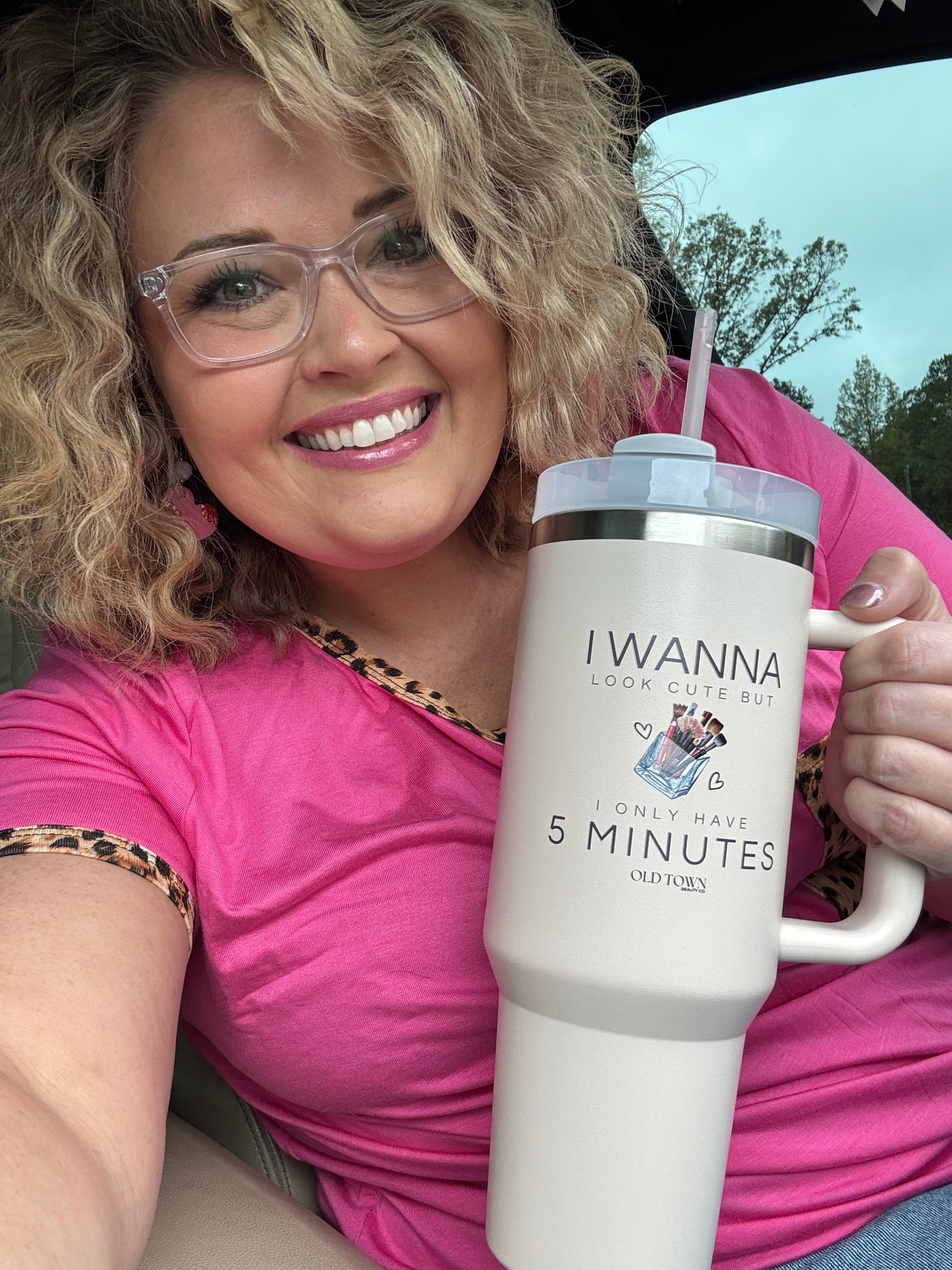 "I Wanna Look Cute" 40 oz. Tumbler