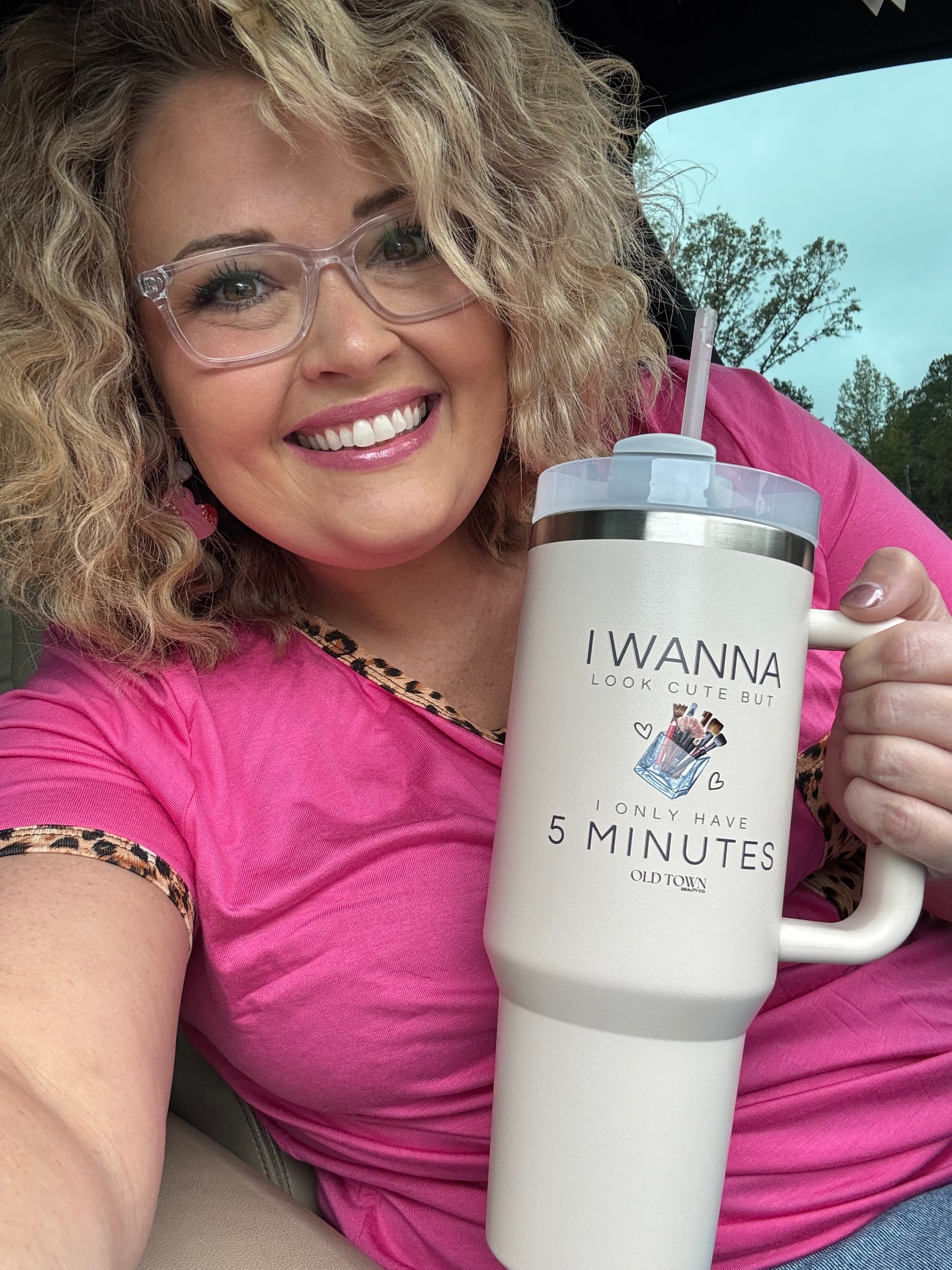 "I Wanna Look Cute" 40 oz. Tumbler