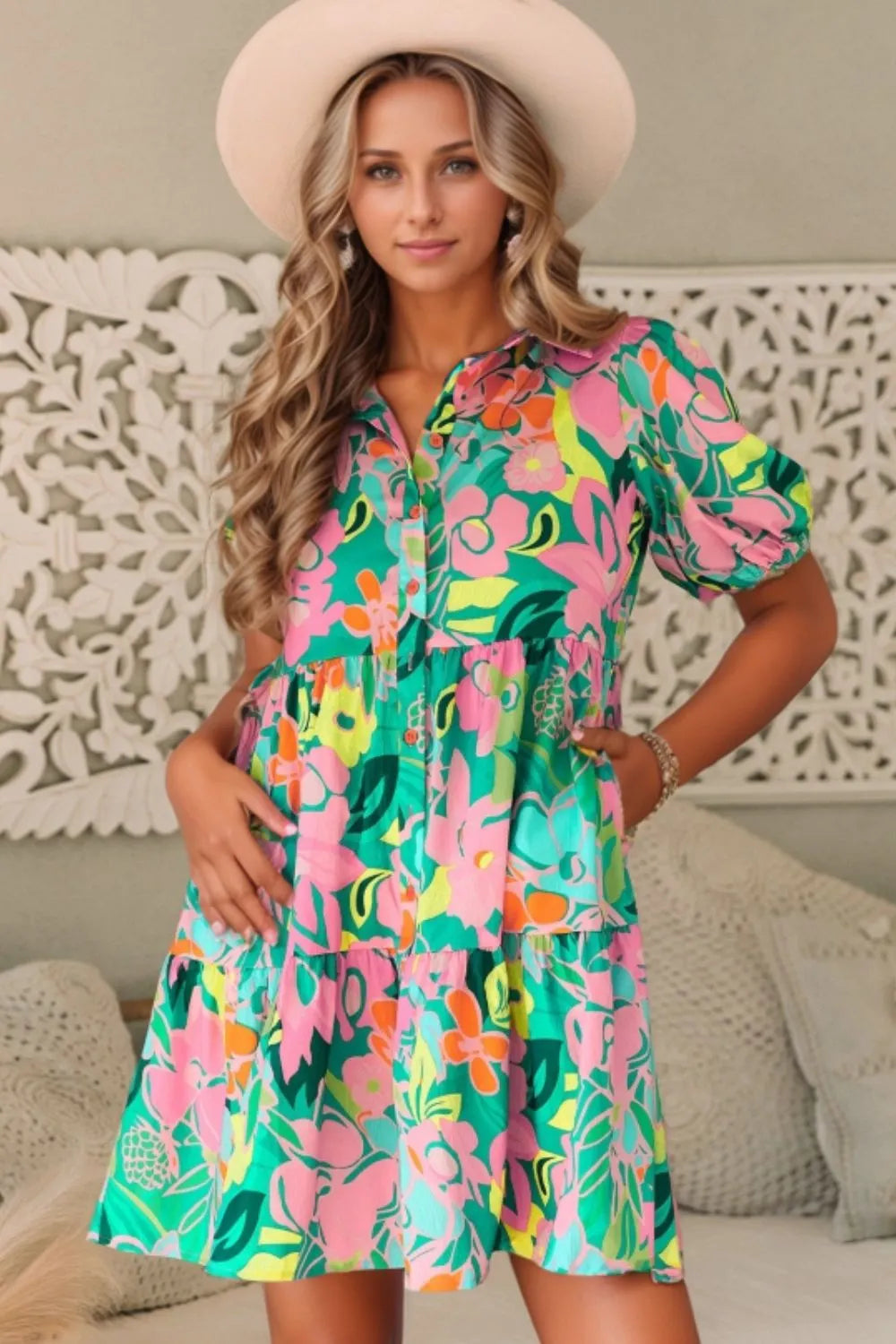 Last Minute Plans Babydoll Dress