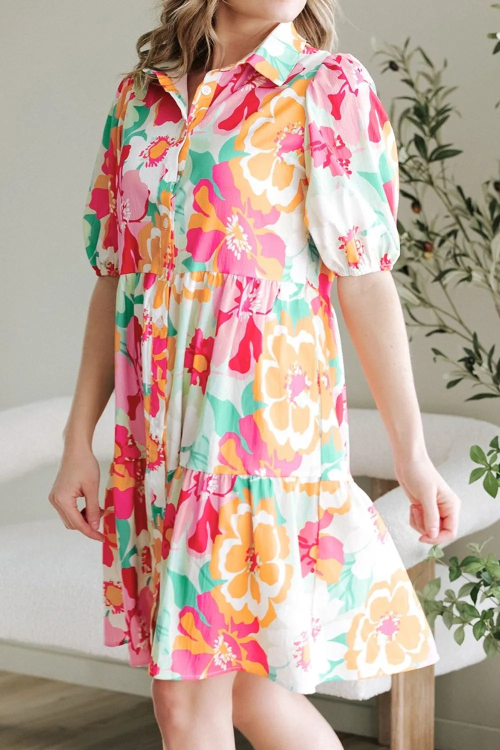 Last Minute Plans Babydoll Dress