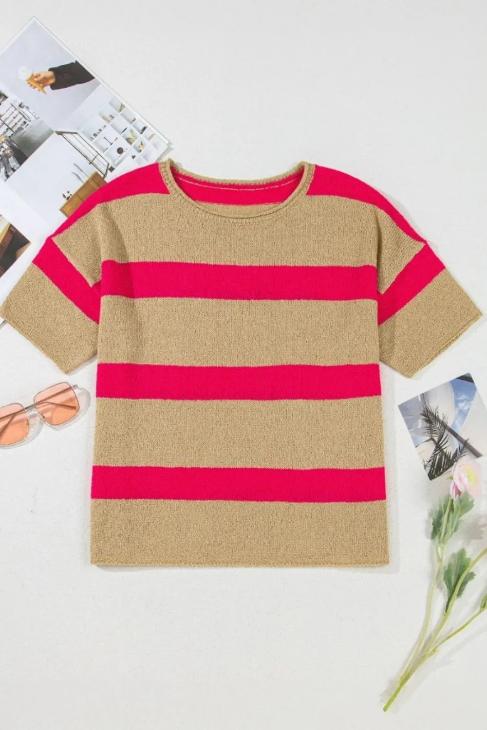 Palm Paradise Knit Top